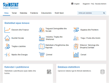 Tablet Screenshot of mail.instat.gov.al